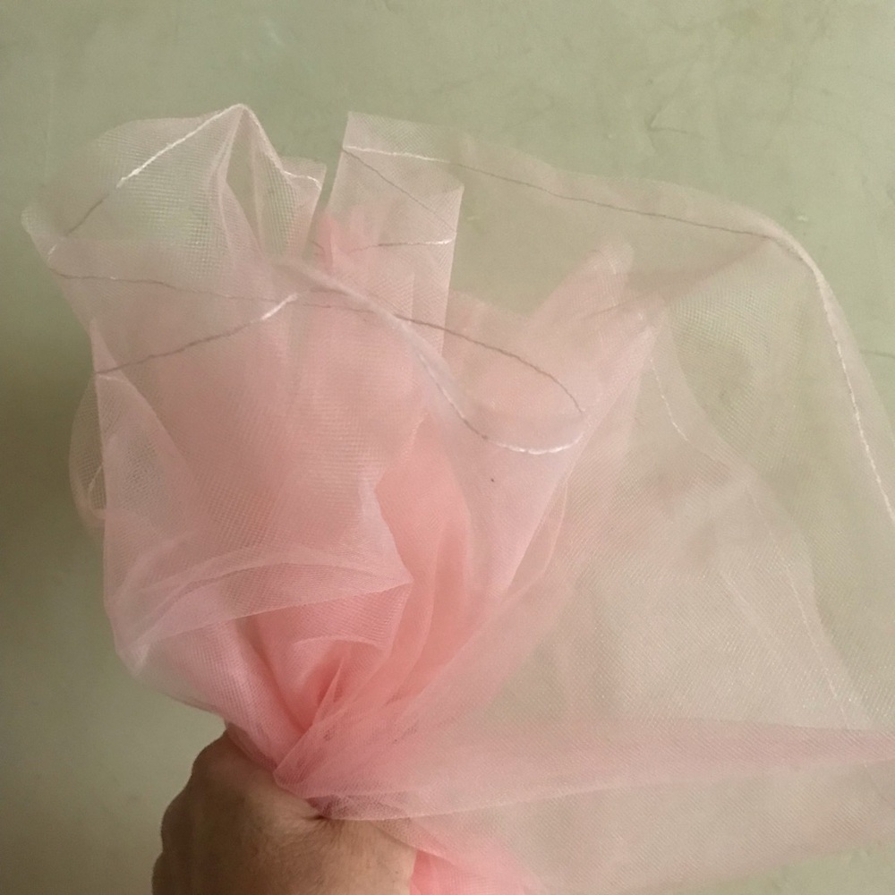 Pink Tulle Fabric - Picture 4 of 7